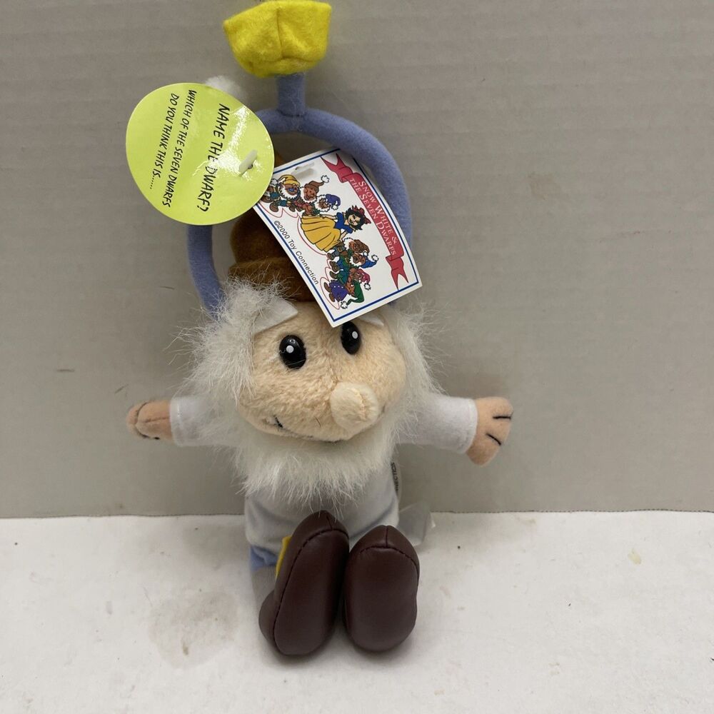 Toy Connection Name That Dwarf Snow White And The 7 Dwarves Plush Doll 9” 2000